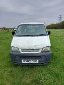 2002 Suzuki Carry 1.3 petrol van. Reg: KS02 OEO. Miles: 52,361, requires MOT