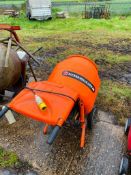 Electric cement mixer