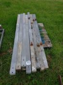 Quantity of metal gate posts