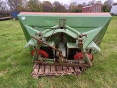 Amazone ZA-U 1501 twin disc mounted fertiliser spreader, with border control
