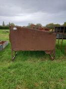 Metal calf creep feeder