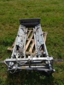 IAE cattle race, locking yoke