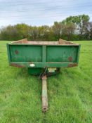 Fraser single axle dump trailer