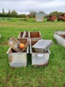 Quantity of water troughs