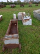 Quantity of water troughs