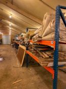 Quantity of metal racking (no contents)