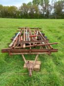 Ifor Williams flat bed trailer chassis