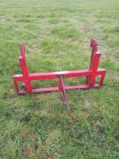 Bale spike, with JCB brackets