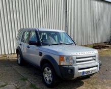 2006 Land Rover Discovery 3 TDV6S, 4wd, silver, manual, diesel. Reg: KD06 GYH. Miles: 119,637. NB: r