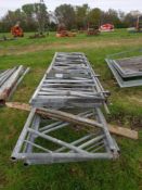 Quantity of cattle feed barriers