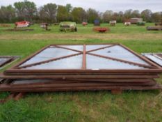 Quantity of metal sliding doors