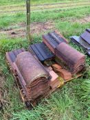 Quantity of ridge tiles