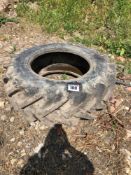 Single 14.9x24 tyre