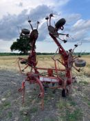 Lotus Stabilo 675 6 rotor hydraulic folding tedder