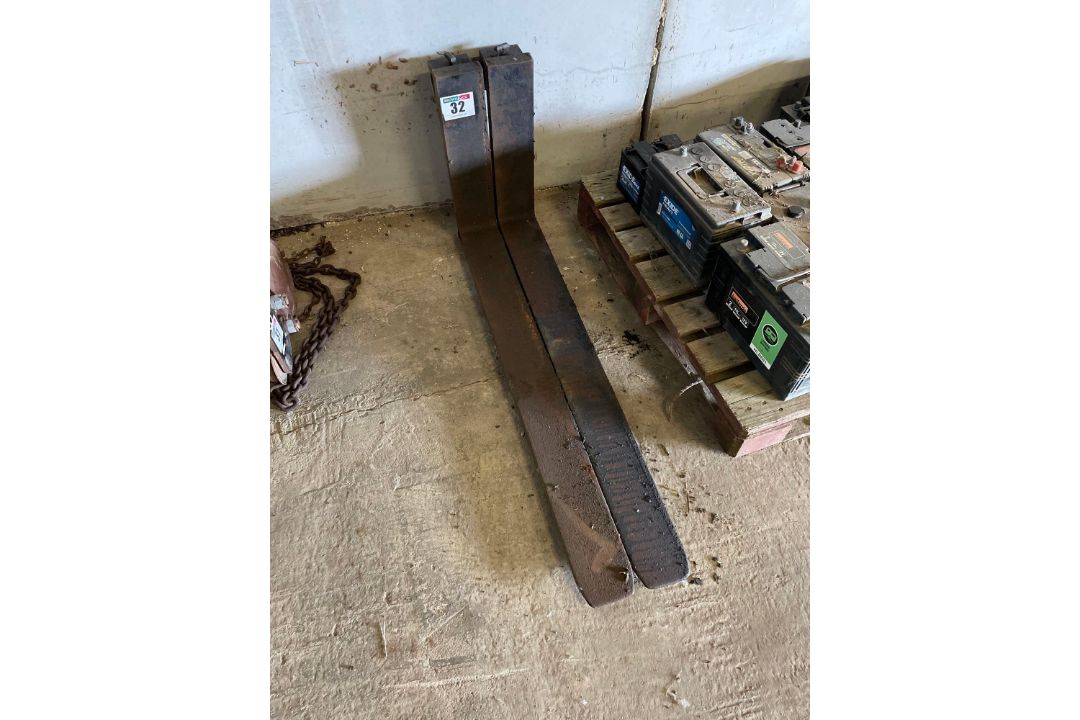 Pair materials handler pallet tines
