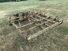 Flat 8 bale grab with Euro8 attachments