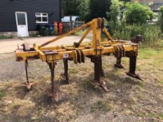 Jones 7 leg subsoiler, linkage mounted