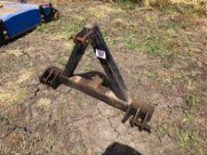 Linkage to drawbar adaptor