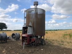 Opico GT380 8t grain dryer with 6 bottle adaptor, 3ph. Manual in office