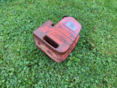 Quantity wafer weights