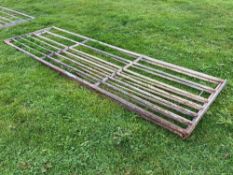 2No 12ft field gates