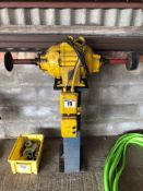 Radette pedestal brush buff, 3 phase