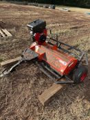 ATV flail mower with B&S Vanguard 14hp engine. No VAT.