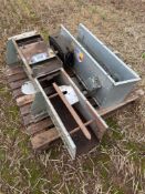 Quantity misc. grain elevator ends with motor