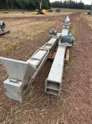 Quantity grain elevator sections with motor