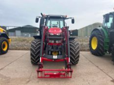 2015 Massey Ferguson 7618 Dyna VT 50Kph 4wd tractor with Massey Ferguson 968 front loader, 50kph, ai