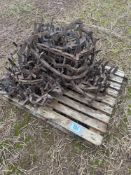 Quantity misc. grain elevator chains
