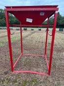 Metal bagging hopper