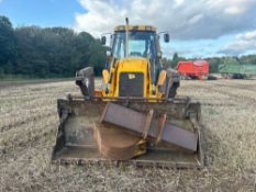 1998 JCB 3CX SRS Powershift 4X4 backhoe digger on 12.0/12.5-18 front and 18-4/26 rear wheels and tyr