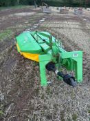 2012 Landmec KM24 Turbo 1.8m twin disc mower, linkage mounted. Serial No: 01015