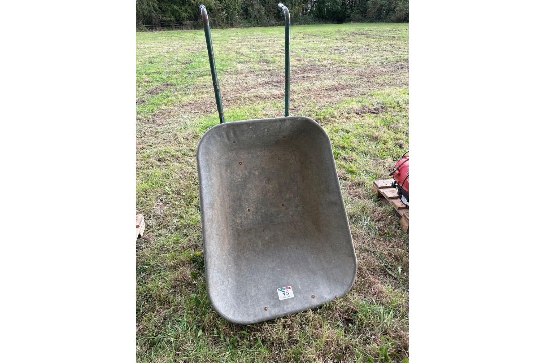 Wheel barrow, two wheel. No VAT - Image 1 of 2