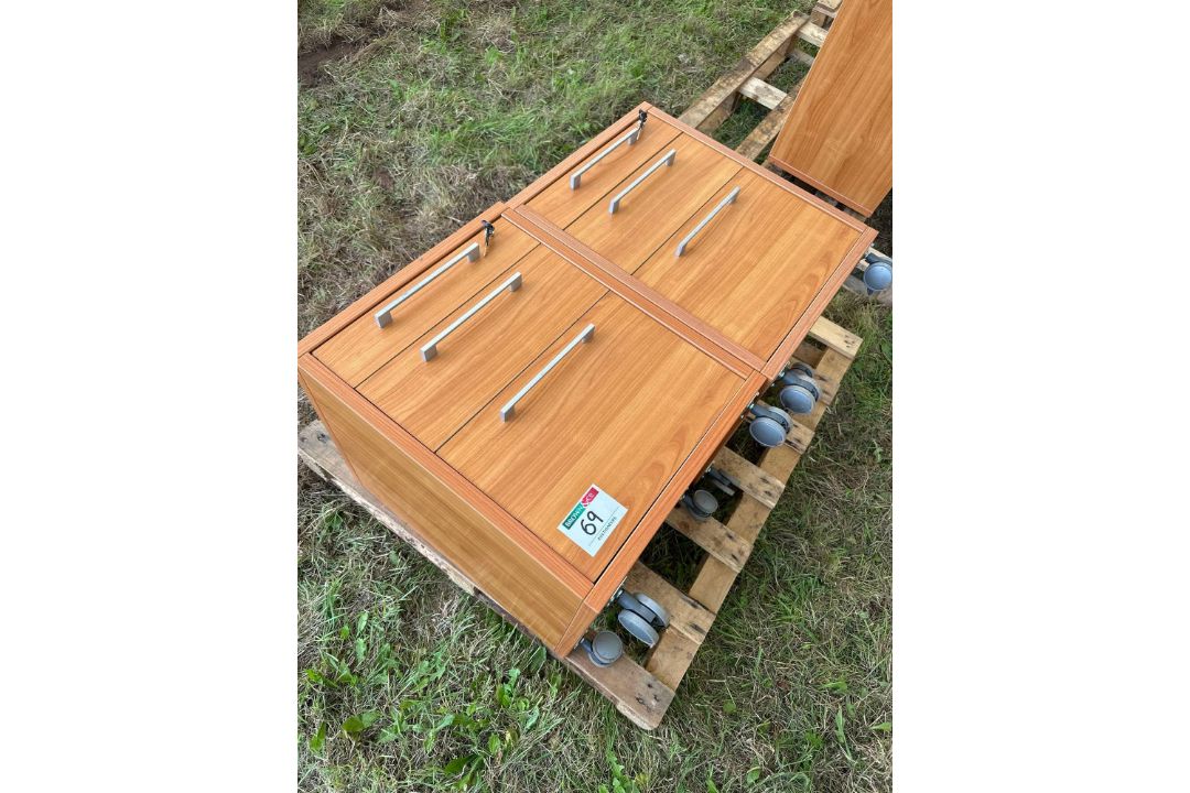 2No office drawer units