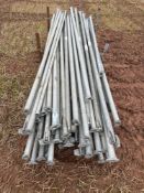 Quantity Galvanised scaffolding lengths
