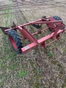 Twin row ridger, linkage mounted