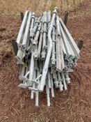 Quantity Galvanised scaffolding lengths