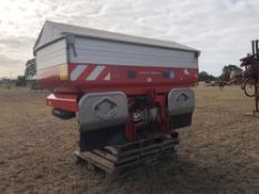 2015 Kverneland Exacta-TL Geospread 36m twin disc fertiliser spreader with hopper extension, weigh c