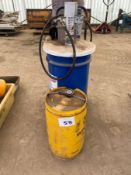 Grease Gun, Barrell, Trolley And JCB Gear Oil - (Lincolnshire)