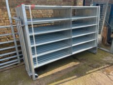 5 No. Ritchie Cattle Hurdles - (Cambridgeshire)