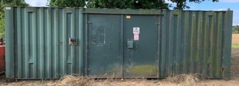 Chemical Store Shipping Container 7.4m x 2.44m x 2.42m - (Norfolk)