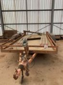 Tandem Axle Wheel Car Trailer C/W Ramps And Sealey Winch - (Lincolnshire)