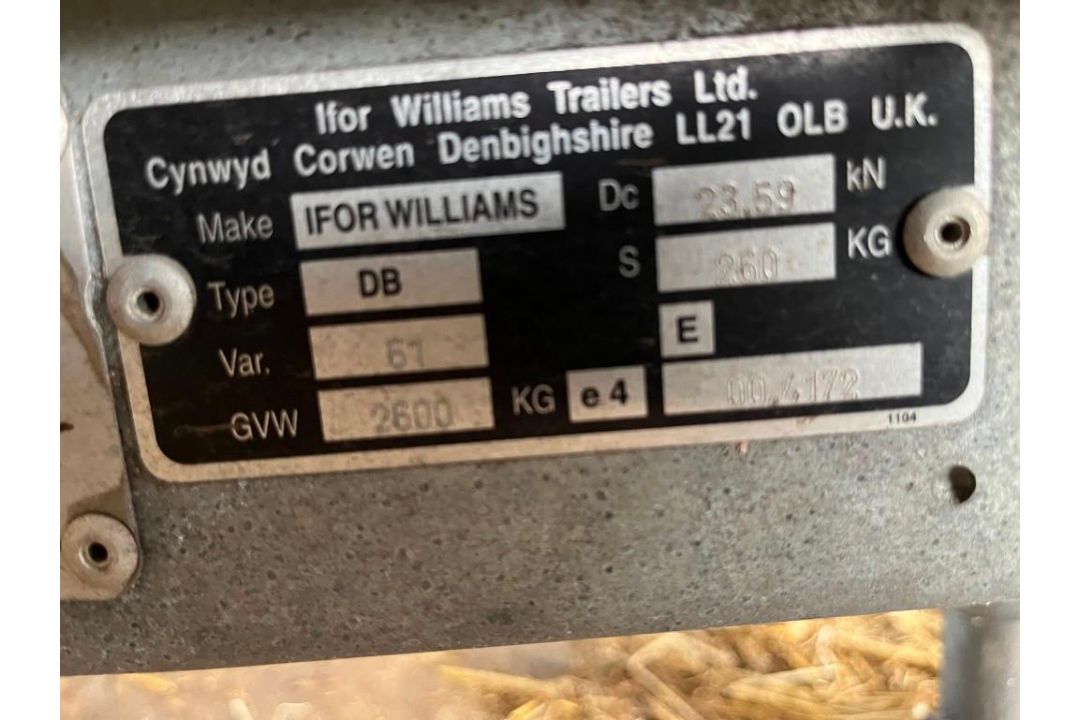 2020 Ifor Williams CT136HD Tandem Axle Car Trailer - Image 9 of 9