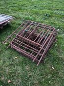 7 No. Calf Pen Fronts, Foldable Bucket Holders