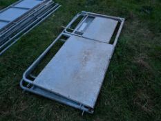 Three Sided Sheep Pen with Gate