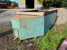 Vintage 3T Grain Bin, Metal