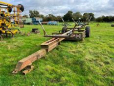 Misc Single Axle Irrigation Pipe Trailer