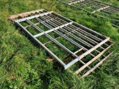 1No 6ft , 1No 8ft and 1No 9ft galvanised gates